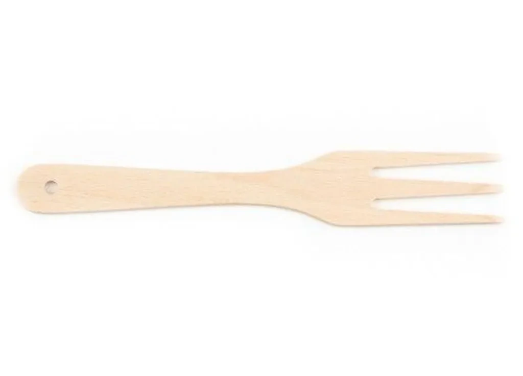 Holzgabel mit drei Zinken – 28 cm Holzgabel mit drei Zinken – 28 cm